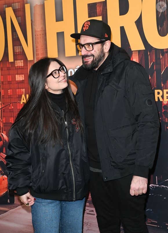 Lucie Bernardoni et son mari Patrice Maktav à l'avant-première du film "Mon héroïne" au cinéma UGC Normandie, à Paris, le 12 décembre 2022. 

Photo : Coadic Guirec / Bestimage
