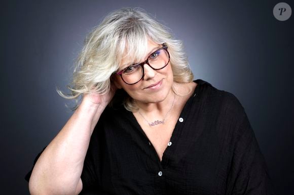 Photo : L'animatrice a quitté TF1 pour rejoindre France Télévisions en 2020  Portrait de Laurence Boccolini lors de l'enregistrement de l'émission "Chez  Jordan" à Paris. Le 14 juin 2023 © Cédric Perrin /