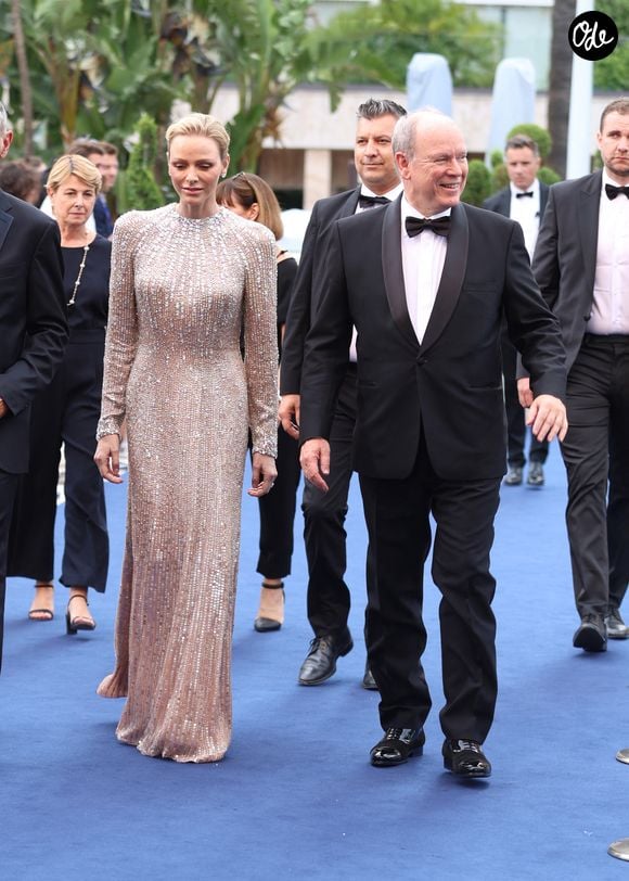 Le prince Albert II de Monaco et la princesse Charlène lors de la cérémonie de clôture du 65e Festival de télévision de Monte-Carlo, le 16 juin 2026.

© Denis Guignebourg / Bestimage