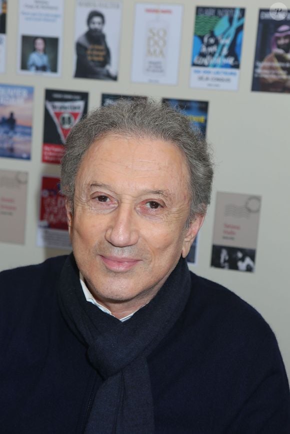 Michel Drucker - Salon du Livre 2019 à la Porte de Versailles à Paris  du 15 au 18 mars 2019.
© Jean-Claude Woestelandt / Bestimage