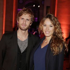 Philippe Lacheau et sa compagne Elodie Fontan assistent à la 23e cérémonie des Trophees du Film Francais au Palais Brongniart à Paris, France, le 02 février 2016. Photo by Jerome Domine/ABACAPRESS.COM