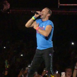 Chris Martin et son groupe Coldplay se produisent au Rose Bowl à Pasadena, CA, USA le 30 septembre 2023. Photo by London Entertainment/Splash News/ABACAPRESS.COM