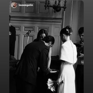 Thylane Blondeau a partagé les coulisses de son mariage avec Benjamin Attal. Capture d'écran Instagram