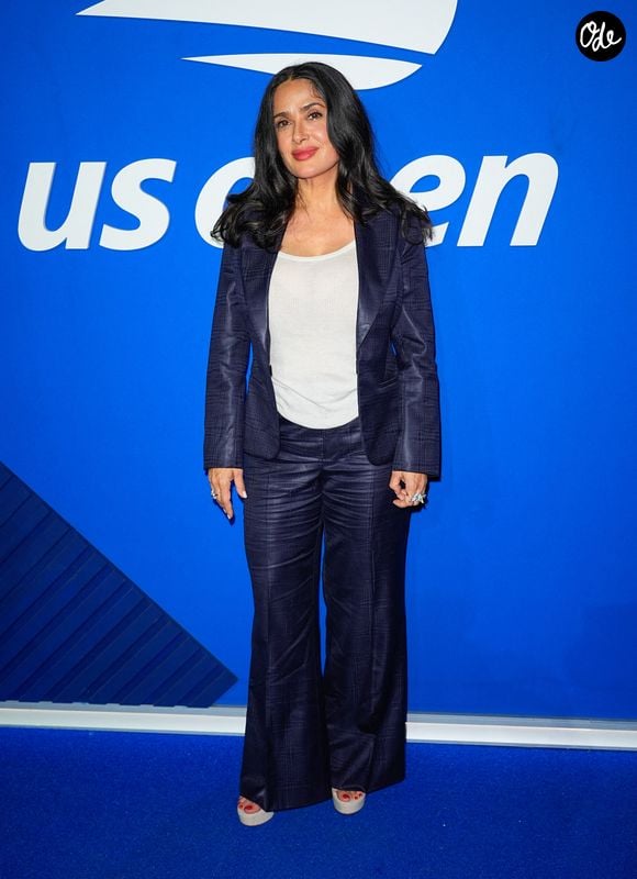 Salma Hayek à l'US Open de Tennis 2026, le 11 Septembre 2026 à New York. 

© STAR MAX