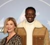 Michèle Laroque et Ahmed Sylla - Tapis rouge lors du 29ème Festival International du Film de Comédie de l'Alpe d'Huez le 20 Janvier 2026. © Dominique Jacovides/Bestimage
