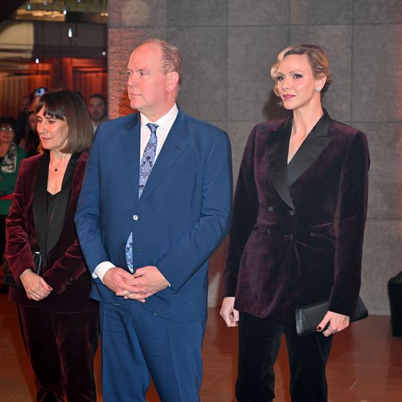 Le prince Albert II de Monaco et la princesse Charlene ont célébré les 25 ans du Grimaldi Forum et inauguré l'extension de l'espace d'exposition accompagné par M. Pierre André Chiappori représentant le ministre d'Etat de la Principauté, M. Henri Fissore, le président du Grimaldi, et de Mme Sylvie Biancheri, la directrice générale, à Monaco le 16 janvier 2025© Bruno Bebert/Bestimage