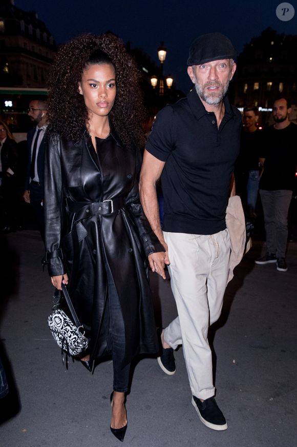 Vincent Cassel et son ex-femme Tina Kunakey lors de la soirée du 70ème anniversaire de Longchamp à l'Opéra Garnier à Paris, France, le 11 septembre 2018. © Cyril Moreau/Bestimage