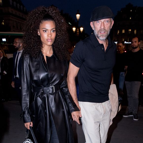Vincent Cassel et son ex-femme Tina Kunakey lors de la soirée du 70ème anniversaire de Longchamp à l'Opéra Garnier à Paris, France, le 11 septembre 2018. © Cyril Moreau/Bestimage