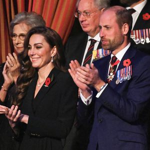 Le prince William, prince de Galles, Catherine Kate Middleton, princesse de Galles - La famille royale du Royaume Uni assiste au Festival du souvenir  (Festival of Remembrance) au Royal Albert Hall, Londres le 9 novembre 2024.

© Chris Ratcliffe / Pool / Julien Burton via Bestimage