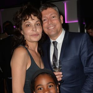 Isabelle Mergault et sa fille Maya, Jacques Sanchez - Anniversaire de Jacques Sanchez au restaurant Nolita à Paris le 29 mai 2016. © Veeren/Bestimage