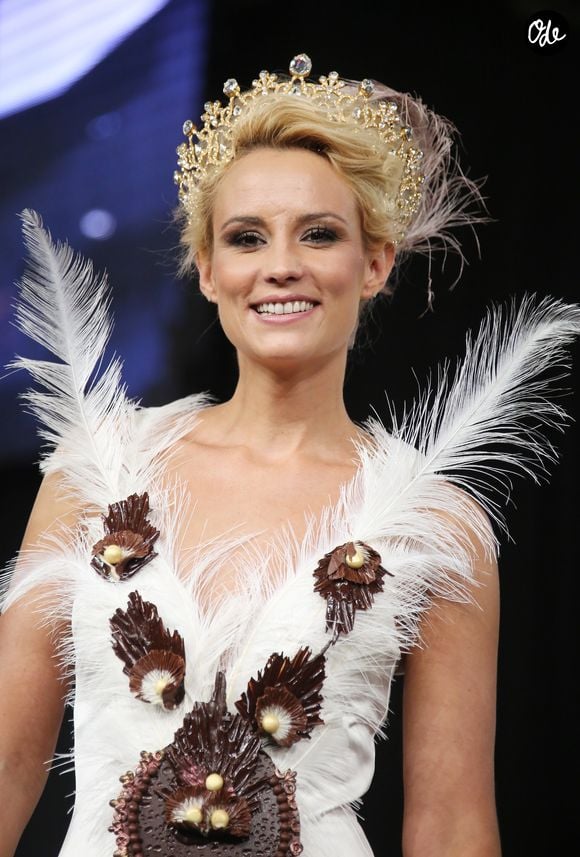Elodie Gossuin - Défilé du 20ème salon du chocolat 2014 à la Porte de Versailles à Paris le 28 octobre 2014.

© Bestimage