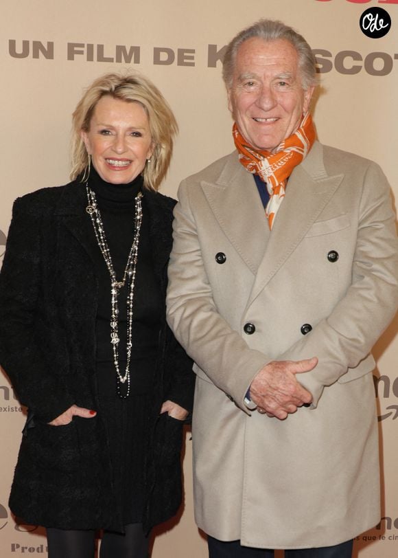 Sophie Davant et son compagnon William Leymergie - Avant-première du film « Ma Mère, Dieu et Sylvie Vartan » au cinéma Pathé Palace à Paris le 17 mars 2025. © Coadic Guirec/Bestimage