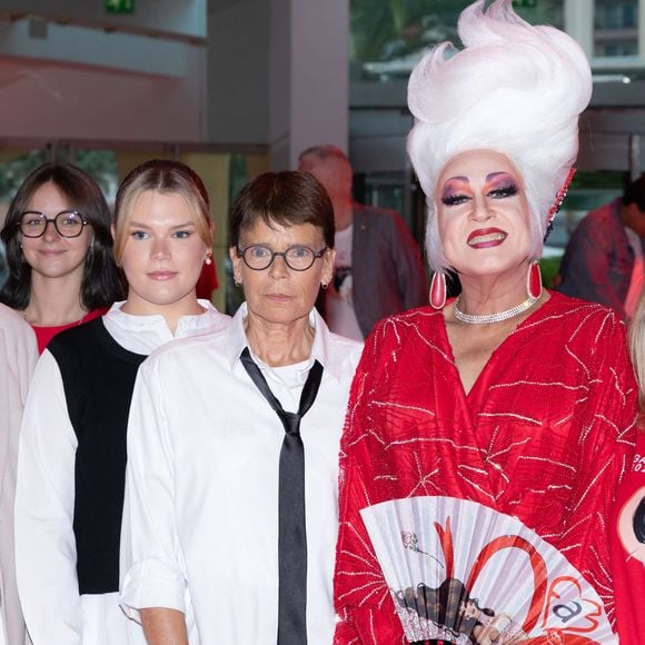 Stéphanie de Monaco au Fight AIDS Monaco Gala, à la Salle des Etoiles du Sporting Monte-Carlo, à Monaco, 5 juillet 2025. © Olivier Huitel/Pool Monaco/Bestimage
