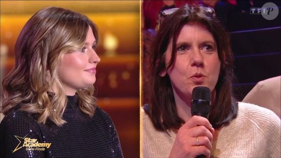 Photo : Isabelle la mère de Marine s'adresse à elle dans Star Academy, en  live, le samedi 11 janvier 2025 sur TF1 - Purepeople