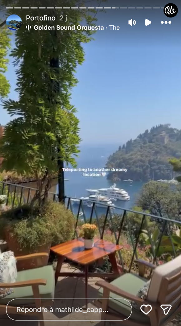 Dylan Deschamps et sa compagne profitent à Portofino
