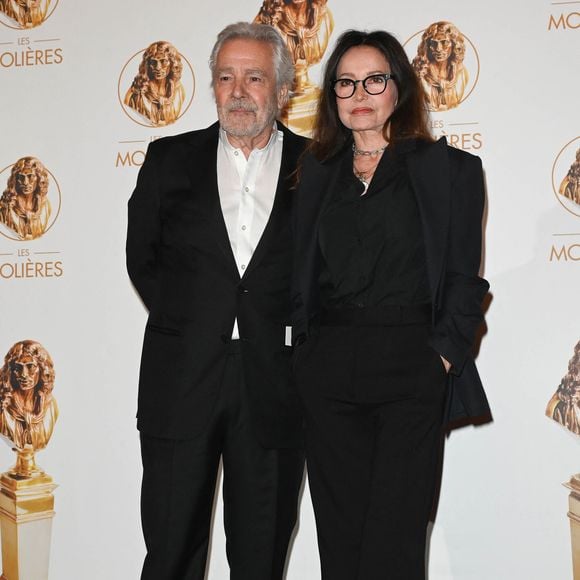 Pierre Arditi, Evelyne Bouix au photocall de la 33ème cérémonie des Molières aux Folies Bergère à Paris le 30 mai 2022.

© Coadic Guirec / Bestimage