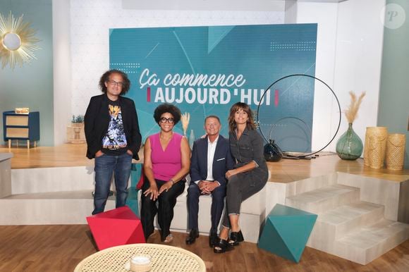 Exclusif - Laurent Karila, Amina Yamgnane, Marc Geiger, Faustine Bollaert - - La nouvelle saison de l'émission "ça commence aujourd'hui" sur France 2.
© Jack Tribeca / Bestimage