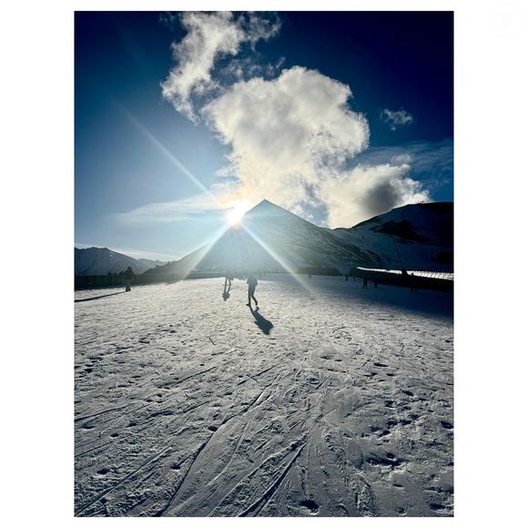 Isabelle Ithurburu en vacances dans les Pyrénées