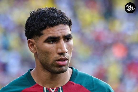 13 juin 2026, Rutherford, New Jersey, USA : Le défenseur du Maroc Achraf Hakimi (2) avant la rencontre de la Coupe du Monde de la FIFA 2026 du 13 juin entre le Maroc et le Brésil au MetLife Stadium à East Rutherford, New Jersey. (Crédit image : © Jess Stiles/ZUMA Press Wire / Bestimage)