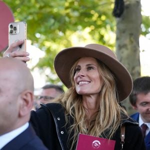 Sophie Thalmann-Soumillon - 104ème édition du Qatar Prix de l’Arc de Triomphe à l'hippodrome Paris Longchamp le 5 octobre 2025. © Anne-Sophie Guebey/Bestimage