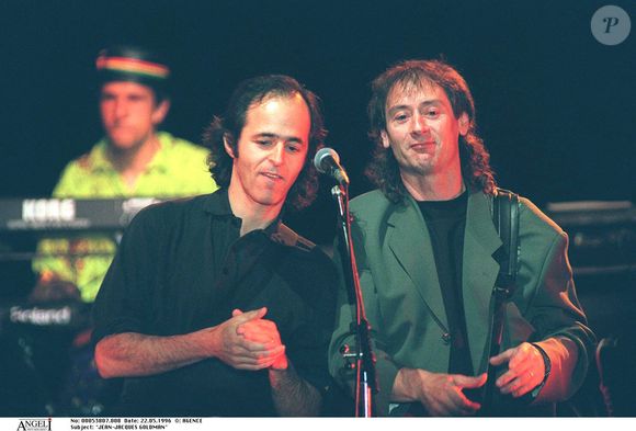 Jean-Jacques Goldman et Michael Jones en 1996. © Bestimage