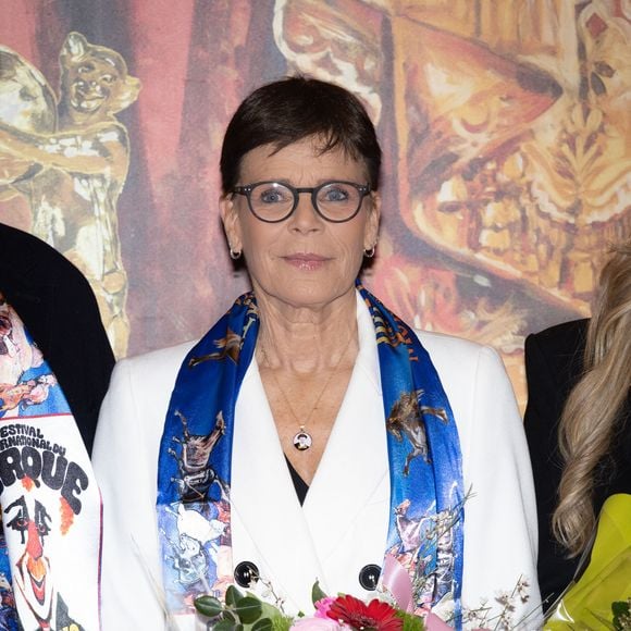 La princesse Stéphanie de Monaco assiste à l'ouverture du 48e Festival international du cirque de Monte-Carlo, à Monaco, le 16 janvier 2026. © Olivier Huitel/Poo Monaco/Bestimage