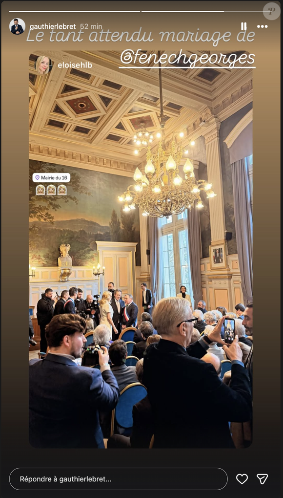 Images du mariage de Georges Fenech avec Amélie