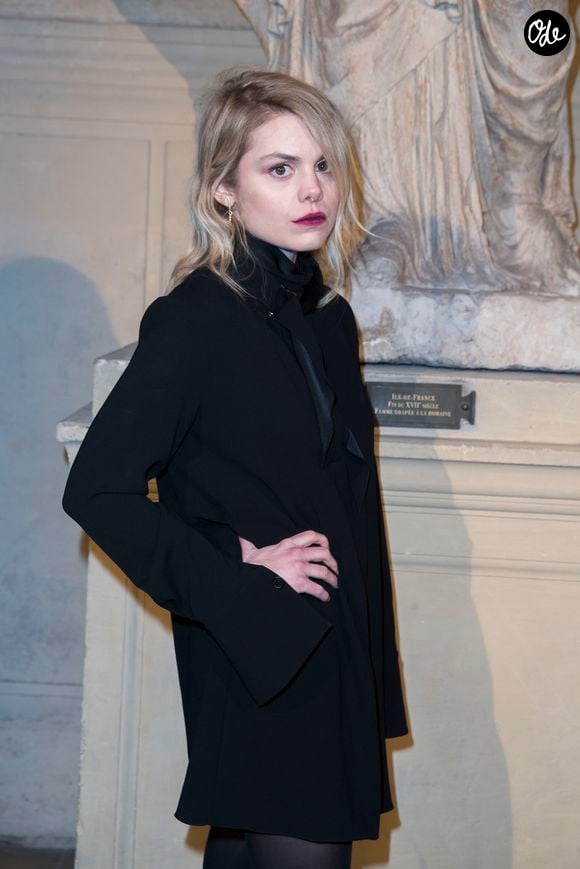 Béatrice Martin, dite Cœur de pirate - Défilé Sonia Rykiel collection prêt-à-porter Automne-Hiver 2017-2018 à l'école des Beaux Arts à Paris, le 3 Mars 2017. © Olivier Borde/Bestimage