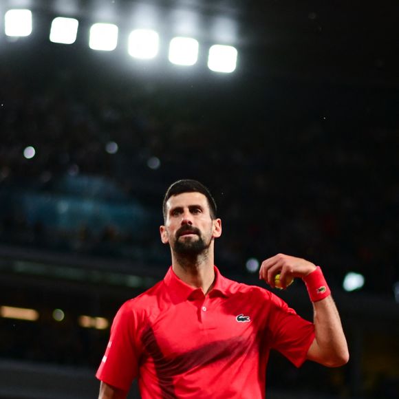Novak Djokovic ( Serbia ) during the 2025 French Open at Roland Garros on Juin 04, 2025 in Paris, France. © Dante Badano / PSNewz /Bestimage