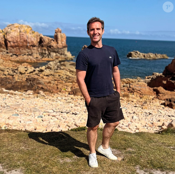 Marc Hay (BFMTV) en Bretagne, août 2024, Instagram
