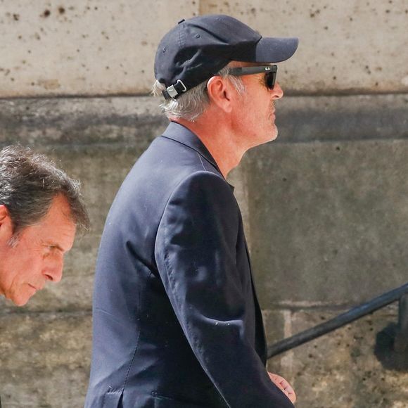 Laurent Baffie - Arrivées aux obsèques de Thierry Ardisson en l’église Saint-Roch de Paris, France, le 17 juillet 2025. © Clovis-Jacovides/Bestimage