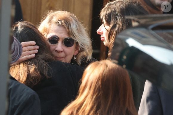 Isabelle Gélinas - Arrivées aux obsèques de Bruno Salomone en l'église Sainte-Anne de Polangis de Joinville-le-Pont (Val-de-Marne) le 23 mars 2026. © Cyril Moreau - Dominique Jacovides / Bestimage