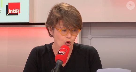 Carine Bécard face à Christophe Castaner sur France Inter (Capture d'écran YouTube - France Inter en 2017).