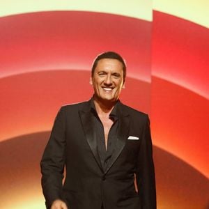 Exclusif - Dany Brillant lors de l'enregistrement de l'émission "Laurrent Gerra, l'anniversaire événement" présentée par S.Bern et qui sera diffusée le 7 juin 2025 sur France 2, au théâtre Marigny, à Paris, France, le 28 avril 2025. © Clovis-Moreau/Bestimage