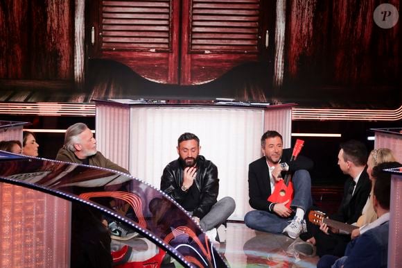 Exclusif - Cyril Hanouna, Bernard Montiel - Plateau de la dernière émission "TPMP" présentée par C.Hanouna à Paris  le 26 mars 2025. © Jack Tribeca / Bestimage
