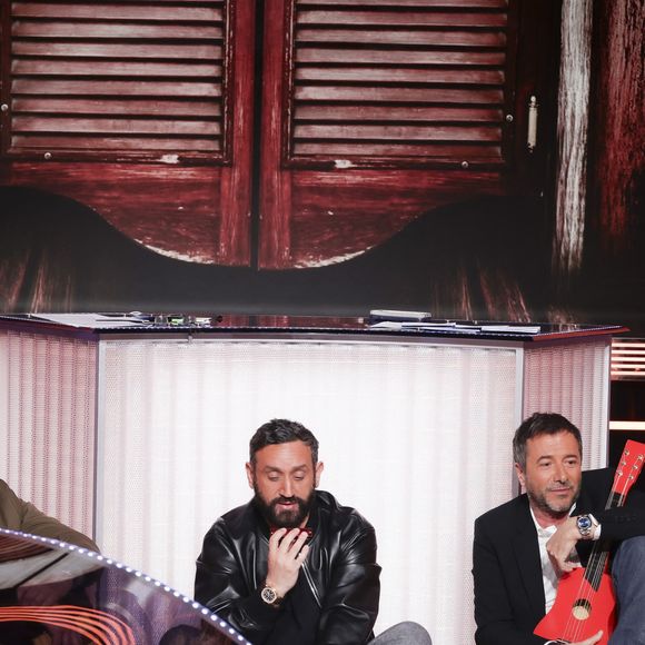 Exclusif - Cyril Hanouna, Bernard Montiel - Plateau de la dernière émission "TPMP" présentée par C.Hanouna à Paris  le 26 mars 2025. © Jack Tribeca / Bestimage