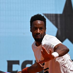 Gaël Monfils pendant l'entraînement au Mutua Madrid Open à Madrid, Espagne, le 22 avril 2026. Photo Corinne Dubreuil/Abaca