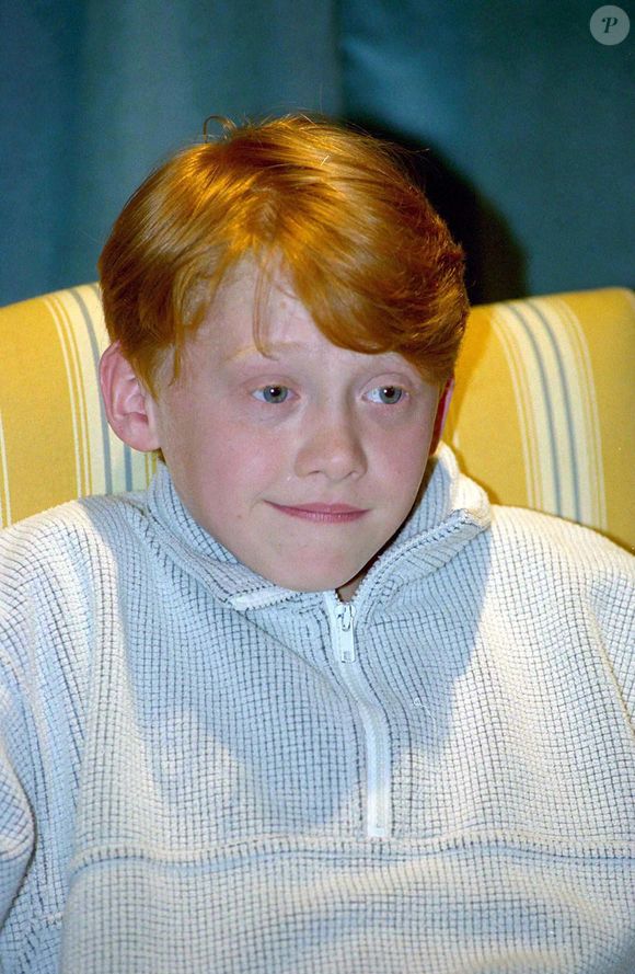 Rupert Grint - Conférence de presse "Harry Potter à l'école des sorciers" à Londres. @Bestimage