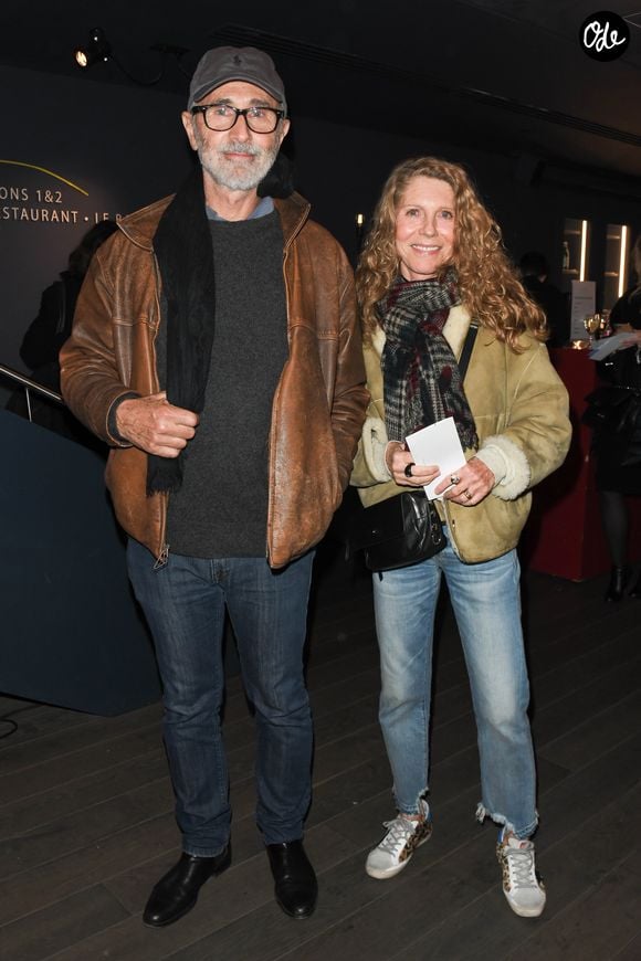 Exclusif - Thierry Lhermitte avec sa femme Hélène - Générale de la pièce "Groenland" avec Géraldine Danon au théâtre "La Scala" à Paris le 8 novembre 2019. © Coadic Guirec/Bestimage
