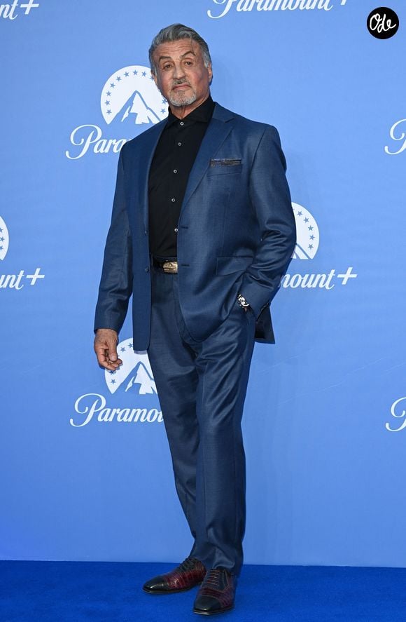 Sylvester Stallone au photocall de la soirée de lancement de "Paramount Star Studded" à Londres,  le 20 juin 2022. © AGENCE / BESTIMAGE