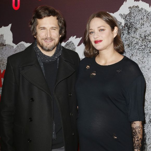 Marion Cotillard (enceinte) et son compagnon Guillaume Canet - Avant-première du film "Rock'n Roll" au Pathé Beaugrenelle à Paris le 13 février 2017.
Christophe Aubert via Bestimage