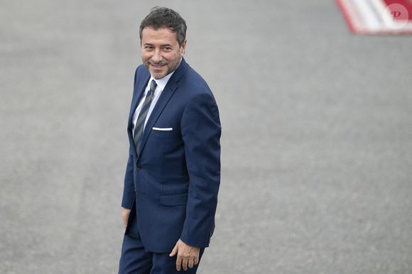 Bernard Montiel avant les présentations officielles sur l'esplanade du Palais Royal à Rabat au premier jour de la visite d'État du président français le 28 octobre 2024. Photo par Eliot Blondet/ABACAPRESS.COM