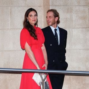 Andrea Casiraghi et Tatiana Santodomingo lors du mariage de Philippos de Grèce et du Danemark et de Nina Flohr à Athènes, Grèce, le samedi 23 octobre 2022. Photo by Jesus Briones/GTres/ABACAPRESS.COM