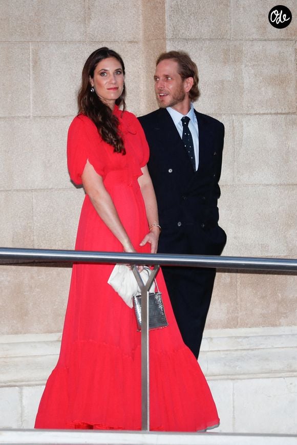 Andrea Casiraghi et Tatiana Santodomingo lors du mariage de Philippos de Grèce et du Danemark et de Nina Flohr à Athènes, Grèce, le samedi 23 octobre 2022. Photo by Jesus Briones/GTres/ABACAPRESS.COM