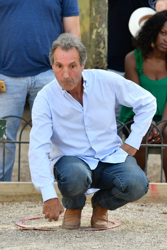 Exclusif - Jean-Jacques Bourdin lors du tournoi de pétanque des Toques Blanches Internationales au Jardin du Luxembourg à Paris, France, le 10 septembre 2018. © Bestimage