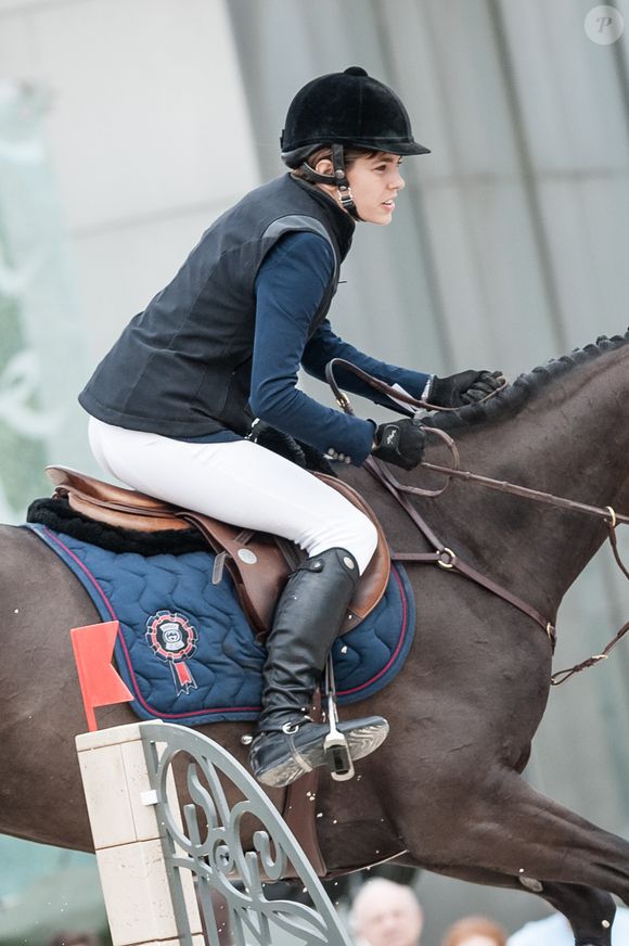 Charlotte Casiraghi sur Villi Gseckers - Longines Paris Eiffel Jumping au Champ-de-Mars à Paris, le 5 juillet 2015. CORLEONE / BORDE / BESTIMAGE