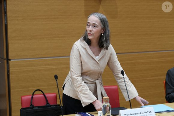 Delphine Ernotte lors d'une audition devant la Commission d'enquête sur la neutralité, le fonctionnement et le financement de l'audiovisuel public à l'Assemblée nationale à Paris, le 8 avril 2026.

© Lionel Urman / Bestimage