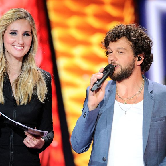 Exclusif - Claudio Capéo et Marie Portolano - Enregistrement de l'émission "La soirée extraordinaire : La musique comme vous ne l'avez jamais vue", qui sera diffusée le 30 juin sur M6.