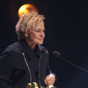 Muriel Robin - Deuxième édition de la cérémonie des "Auguste de l'Humour" dans la salle Nouveau Siècle à Lille le 2 février 2026. © Stéphane Vansteenkiste/Bestimage