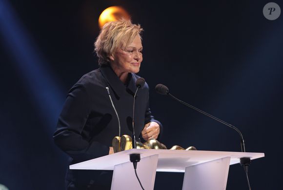 Muriel Robin - Deuxième édition de la cérémonie des "Auguste de l'Humour" dans la salle Nouveau Siècle à Lille le 2 février 2026. © Stéphane Vansteenkiste/Bestimage